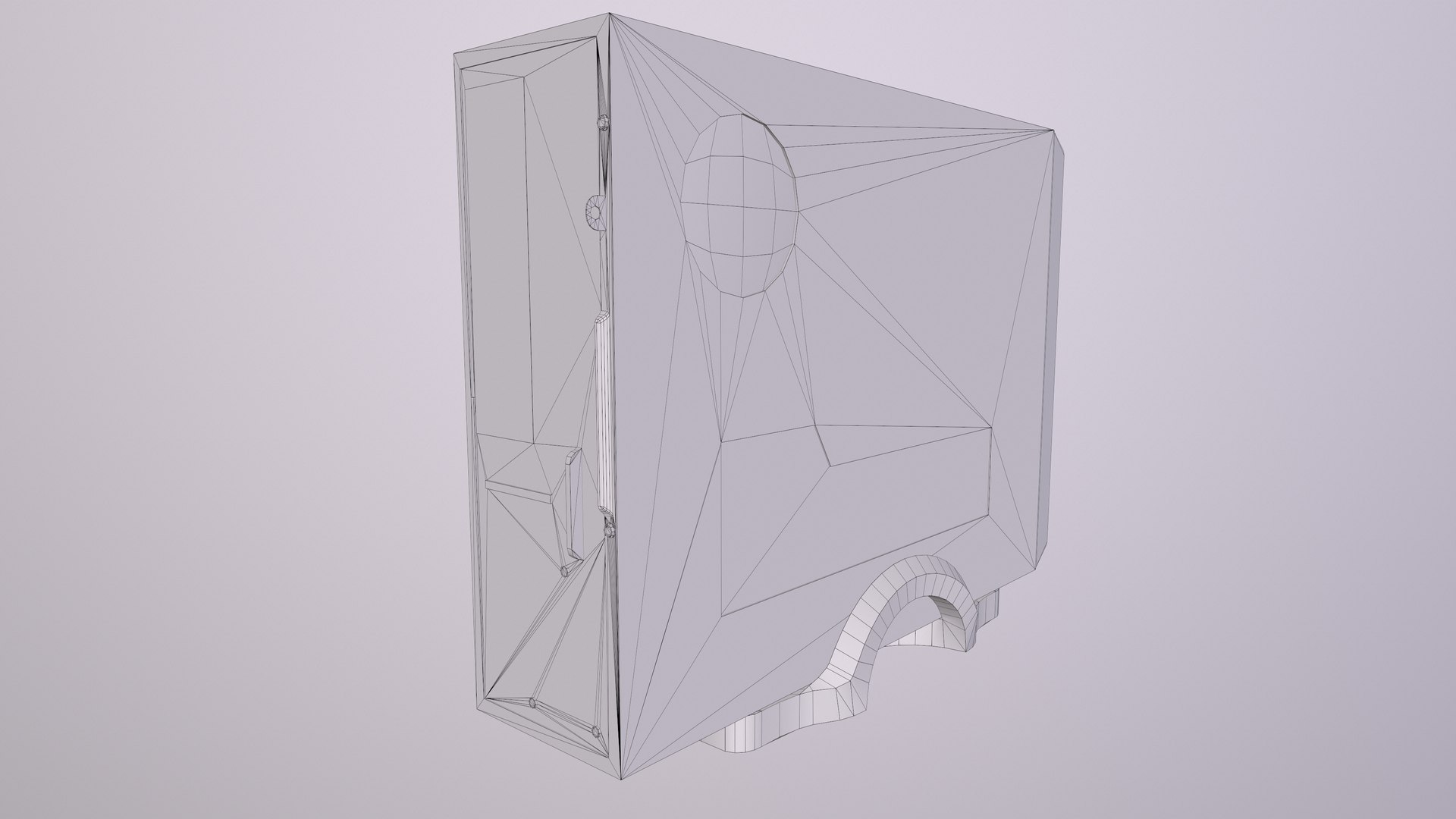 Desktop Computer Case 3D Model TurboSquid 1664522