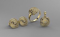 SET JEWELRY 3D PRINT MODEL