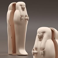 Egyptian Sarcophagus Gold for 3D Print