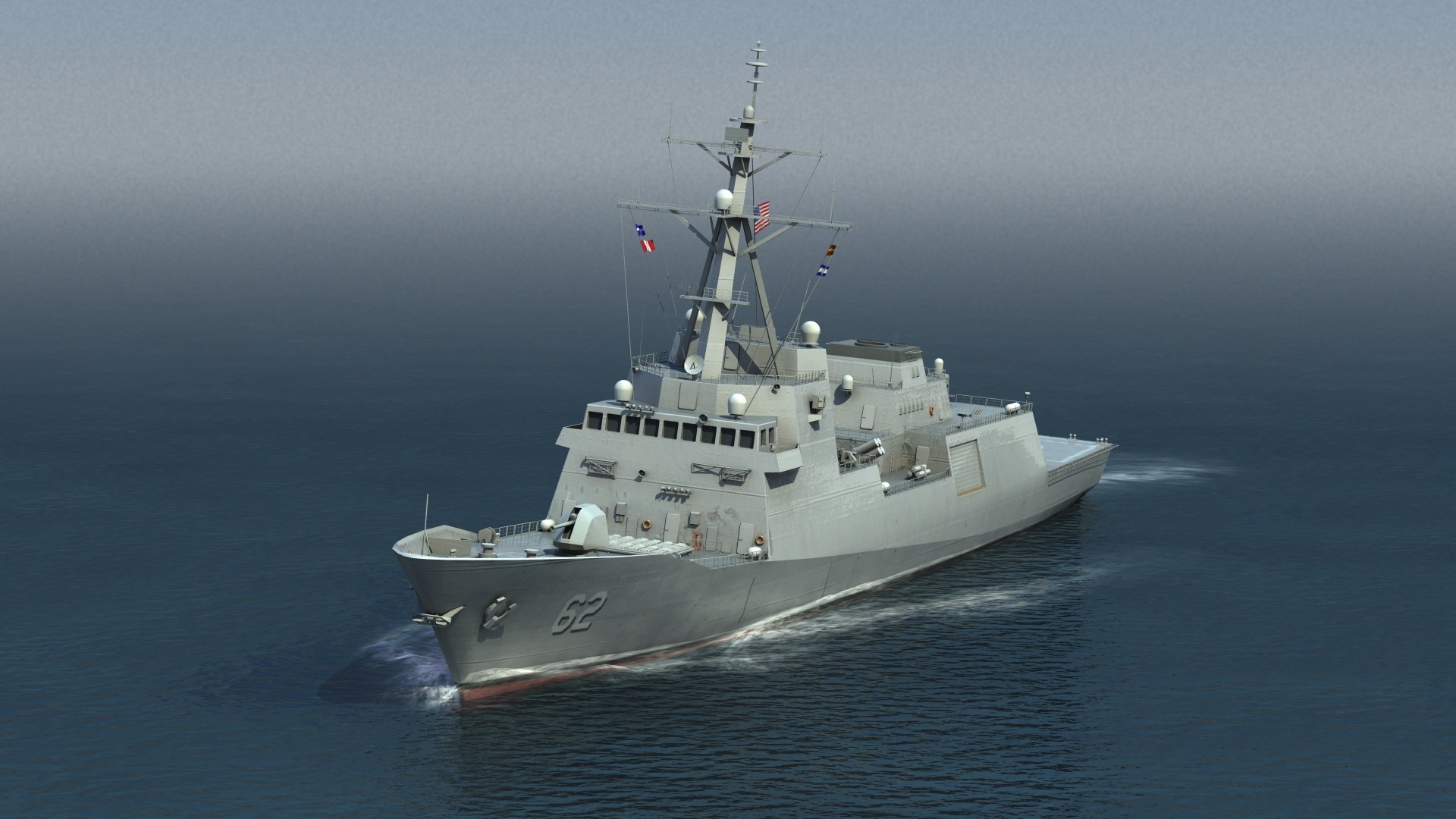 FFG-62 USS Constellation Model - TurboSquid 1757880