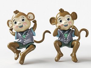 monkey 3D model