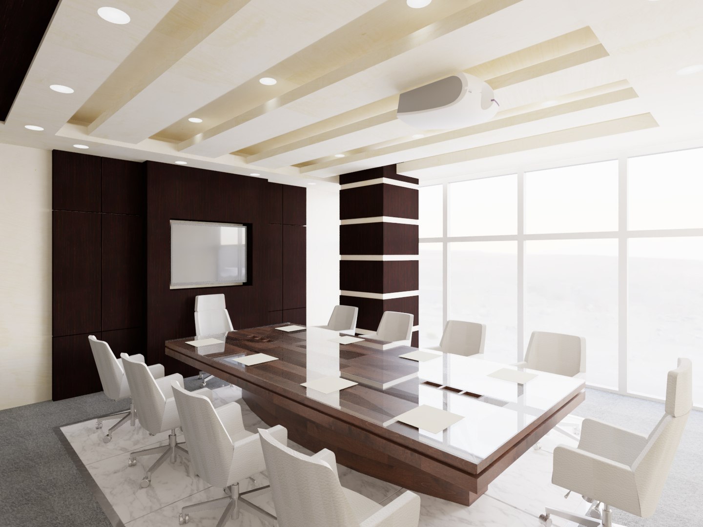 Revit Designed Meeting Room 3D Model - TurboSquid 1415396