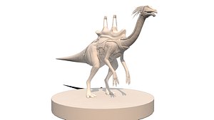 Gallimimus  Dinosaur print