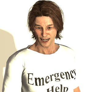 realistic people hdp sam 3D model