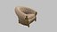 Fauteuil Low Poly
