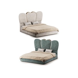 Homfa King Size LED Bed