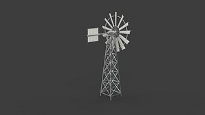 Windmill 3D model 3D model