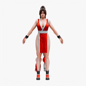Mai Shiranui - Dead or Alive 3D model