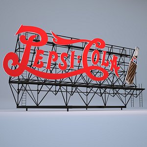 Pepsi Cola Billboard Sign