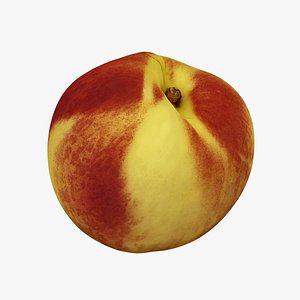 3D Nectarine - Extreme Definition 3D Scanned model