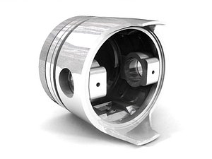 fiat piston engine 3d max