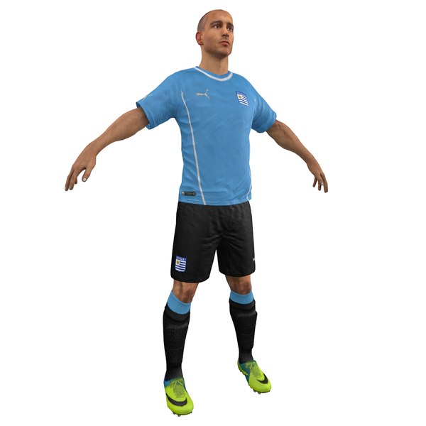 soccer player 3d max