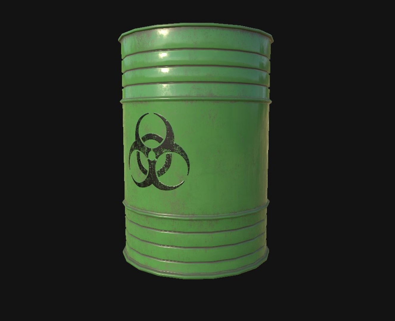 3D metal barrel model https://p.turbosquid.com/ts-thumb/XW/UzDT4W/eIZI3BJg/green_biohazard/jpg/1514303811/1920x1080/fit_q87/9963ef2d2583616f7eaad83e10e113c1a0b605f3/green_biohazard.jpg