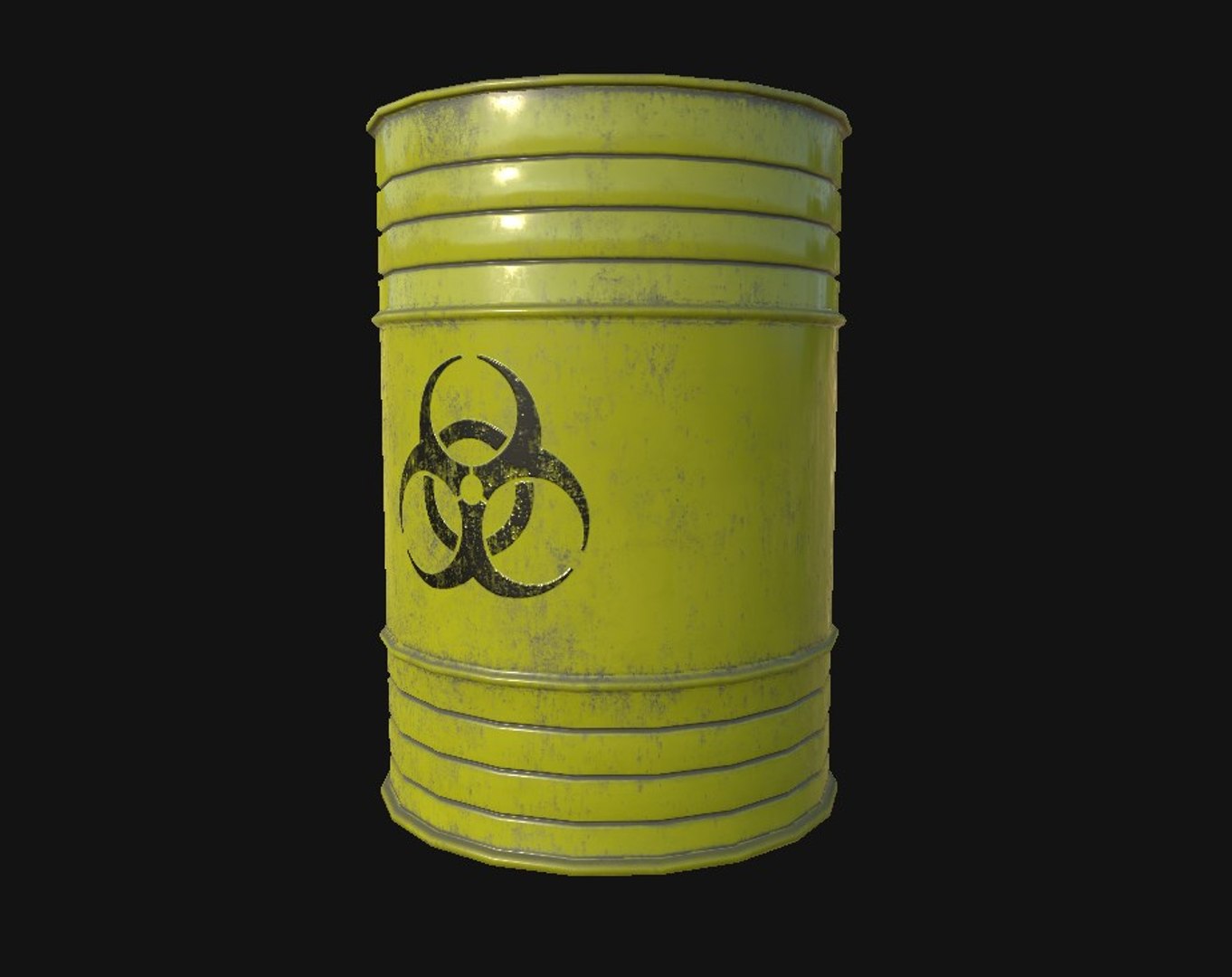 3D metal barrel model https://p.turbosquid.com/ts-thumb/XW/UzDT4W/y7TJ3kdY/yellow_biohazard/jpg/1514303880/1920x1080/fit_q87/95c82cd73d8b9fced2ae08637de61f43c867d4f2/yellow_biohazard.jpg