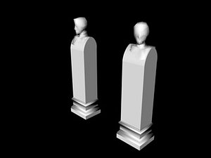 classical bust 3ds