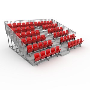 Bleachers 33 3D model