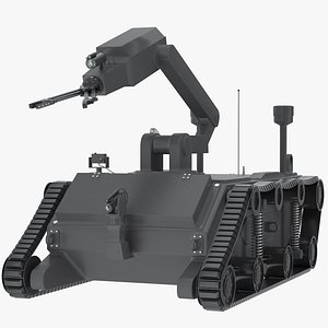 3D Smart Military Robot model