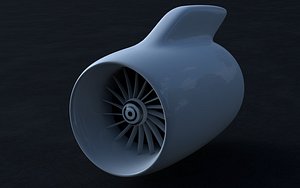 basic jet engine c4d