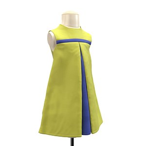 3D Children Simple Frock