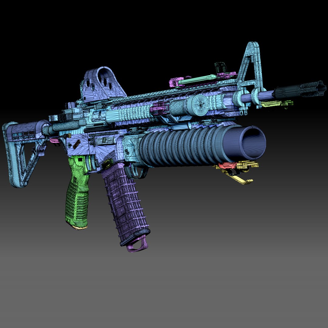 Rifle Assault 3D Model - TurboSquid 1590913