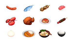 Cartoon Food Pack 2