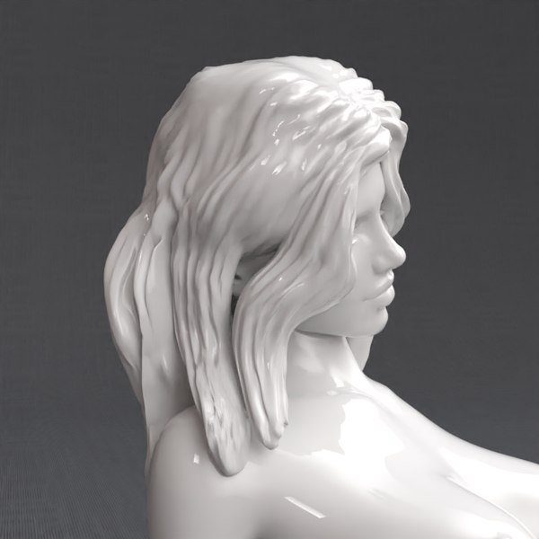 3D Woman nude 3d printable model