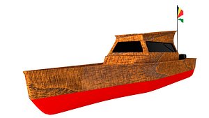 Seychelles Wooden Boat
