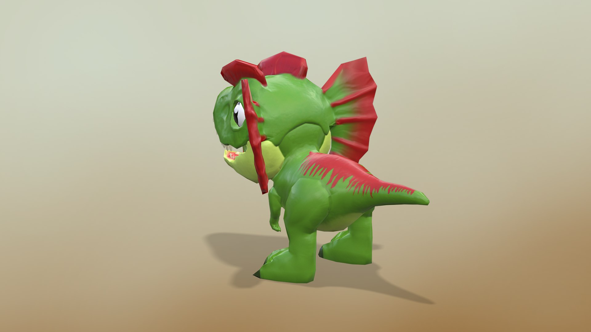 3D Dilophosaurus Baby - Dinosaur Character Model - TurboSquid 2195153