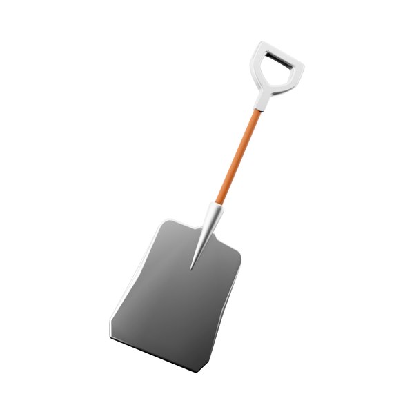 3d spade icon 3D model - TurboSquid 2045238