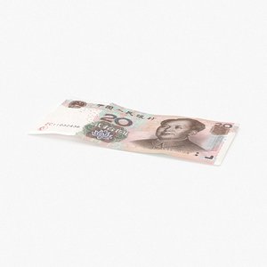 3D 20-yuan-note---single