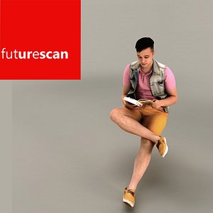 Spring Casual Man 01 (sitting)