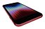 Apple iPhone SE 2022 Red  Low Poly