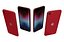 Apple iPhone SE 2022 Red  Low Poly