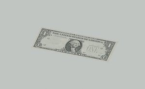One-Dollar Bill 3D