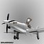 Lancair Evolution PT6 Genérico blanco