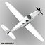 Lancair Evolution PT6 Genérico blanco