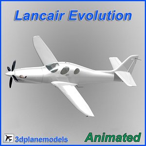 Lancair Evolution PT6 Generic white