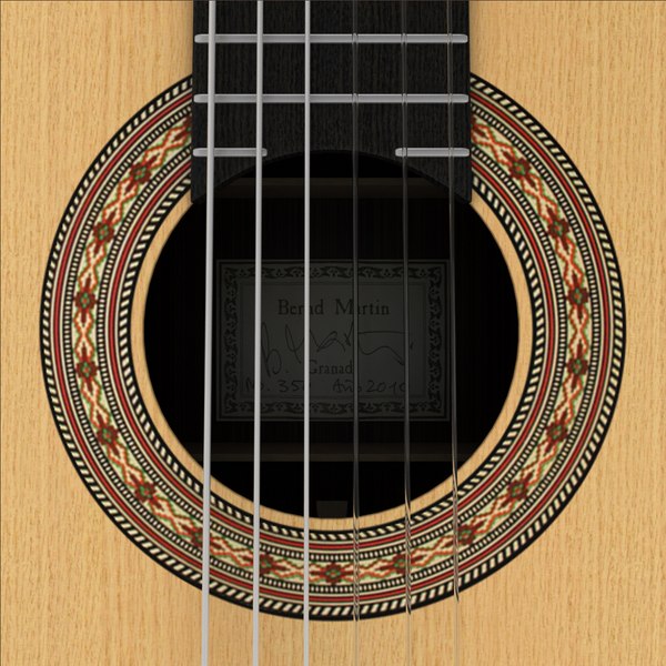 3d classical guitar