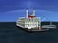 stern wheeler steam historical 3d 3ds