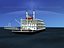 stern wheeler steam historical 3d 3ds