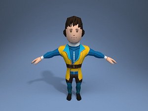nobleman character ar 3D model