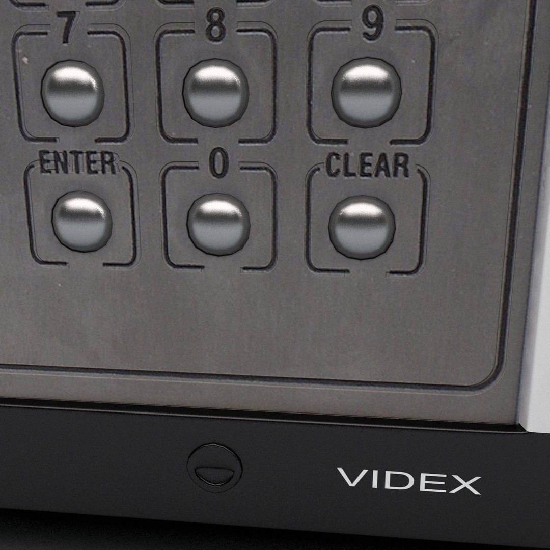 Intercoms Set Video 3d Model