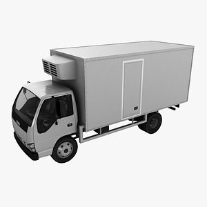 isuzu fridge truck 3d max