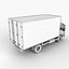 isuzu fridge truck 3d max