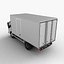 isuzu fridge truck 3d max
