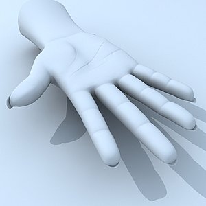 Mano con guante sin dedos Modelo 3D $15 - .ma - Free3D