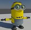 tall minion 3d 3ds
