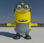 tall minion 3d 3ds