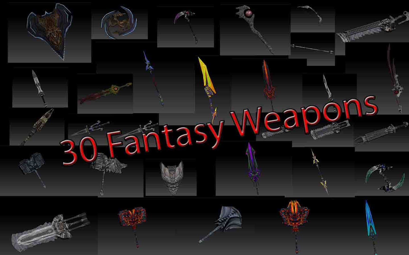 30 weapons 3d model https://p.turbosquid.com/ts-thumb/XX/cuXaLO/3wzEa04f/ffffffuo/jpg/1416884326/1920x1080/fit_q87/eb990915360b1176f2236c7735ca2ba36e0cb92a/ffffffuo.jpg
