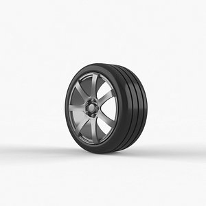 rim rubber tyre 3D